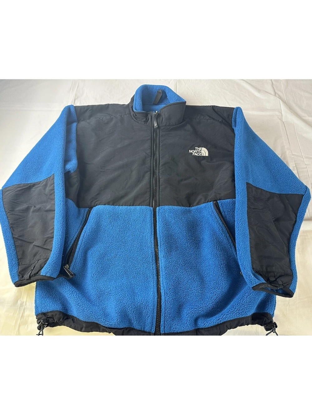 The North Face Denali Jacket Full Zip Fleece Blue/Black Youth Boys